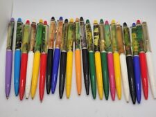 Lot Of 22 Vintage Floaty Pens From All Over USA picture