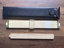 Vintage Frederick Post Co Versalog Slide Rule 1460 Hemmi Japan w/Leather Case picture