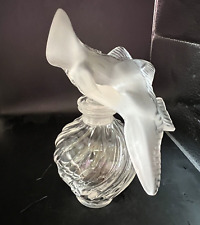 Lalique Nina Ricci Double Dove Crystal Perfume Bottle Larger 7
