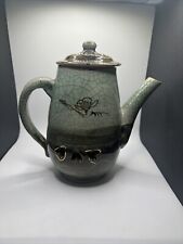 Japanese Somayaki Teapot, Cups, Sugar And Creamer Set. Vintage Set picture