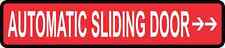 10in x 2in Right Automatic Sliding Door Sticker Car Truck Vehicle Bumper Decal picture