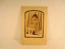 Art Deco 1920's Little Girl Portrait Cabinet Photo  ......FREE SHIPPING picture