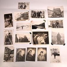 Vintage Photo Photography Lot WWII soldiers Greenland 1945 1946 Smiling Handsome picture