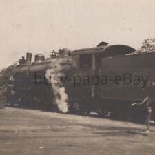 1910 RPPC Rock Island Lines 4-6-2 P31 Locomotive No 876 Peoria Illinois Postcard picture