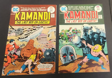 Kamandi KIRBY 4 Comic Lot DC 1974 Last Boy 30 31 33 35 Lot 418 picture