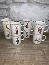Set 8 Santa’s Reindeers 8.25” Plates in Excellent Used Condition LTD Commodities picture