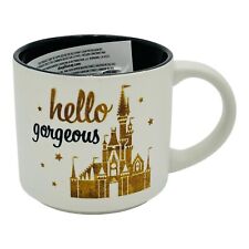 Disney Parks Hello Gorgeous Cinderella Castle Mug Souvenir Coffee Mug NEW picture
