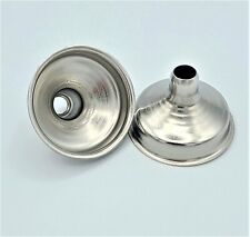 Stainless Steel Hip Flask Funnel 2 Pc Set Whiskey Pocket Alcohol Liquor Filler picture