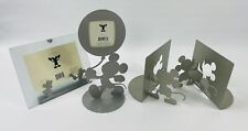 Vintage 1999 Michael Graves Mickey Mouse Picture Frames & Book Ends Lot picture