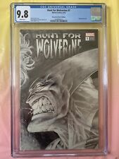 HUNT FOR WOLVERINE #1 Remastered Edition 1:1000 Sketch Kubert Variant CGC 9.8 picture