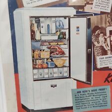 1937 Westinghouse Refrigerator Advertisement Single Door Vintage Kitchen  picture