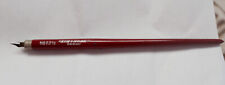 Vintage KOH-I-NOOR Germany Red Wood Fountain Pen. No. 03 1/2 picture