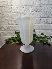 Vintage E. O. BRODY CO Large White Milk Glass Fern Vase 9