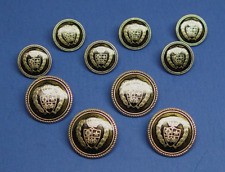Unknown Brand Acrylic Faced Silver Tone metal buttons Good Used Condition picture