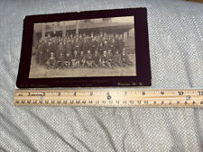Antique Cabinet Card Photograph 5th Annual Clambake Sunnyside Keene NH 1891 picture