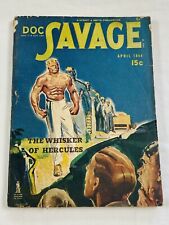 Original Doc Savage April 1944 Pulp Magazine “Whisker Of Hercules” Volume 23 # 2 picture