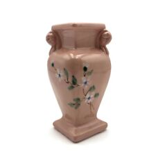 R.R.P. Robinson Ransbottom Pottery 1920's Mauve Floral Motif Small Urn Vase picture