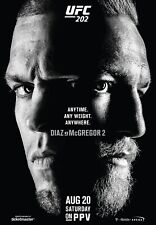 UFC 202 Fight Poster 11x17 Inches - Nate Diaz vs Conor McGregor II 2 | NEW picture