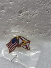 USA American State of Florida Friendship Flag Enamel Lapel Pin Clutch Back Pin picture