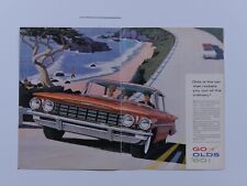 1960 Oldsmobile Vintage Oceanside Drive 2 Page Original Print Ad 8.5 x 11