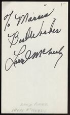 Larry McNeely signed autograph auto 3x5 Cut American Banjo Player picture