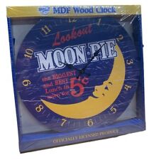 Moon Pie Marshmallow Sandwich MDF Wood Clock  picture