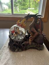 Maleficent Dragon Sleeping Beauty Disney Music Globe RARE Plays Music Color Fade picture