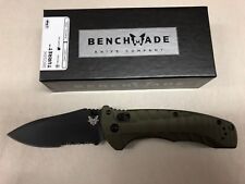 NEW Benchmade 980SBK Turret Axis Lock Combo Edge Black CPM-S30V Folding Knife picture