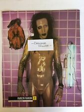 Marilyn Manson 1997 Vintage Photograph Photo In Bathroom Nude picture