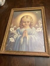 Vintage Framed Print Stella Matutina Morning Star The Child Mary Prayer Catholic picture