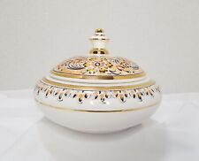Beautiful Handpainted Ceramic Vegetable/Rice Tureen Covered Serving Dish picture