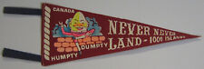 Old Vintage Antique 1960's Never Never Land 1000 Islands Travel Pennant *H484 picture