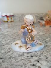 Vintage Your Lucky Star Guardian Angel Figurine Libra Napco MINT picture