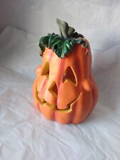 VTG Halloween Jack O’  Lantern Pumpkin Cackling Noise Light-Up Motion Activated  picture