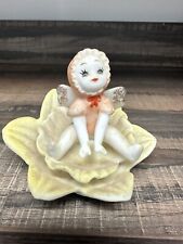 Vintage National Potteries Cleveland Potteries Pixie Flower Angel Figurine Japan picture