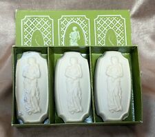 NEW VTG AVON SOMEWHERE PERFUMED SOAPS in BOX BEAUTIFUL EMBOSSED GREEK GODDESSES picture