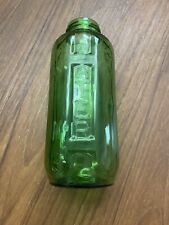 Vintage 40oz Water Juice Green Glass Bottle picture