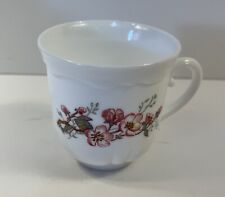 Arcopal France Vintage Pink Floral Cherry Blossom Coffee Tea Cup Mug picture