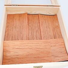 Spanish Cedar Sheets for Humidor, Spanish Cedar Wood Veneer Lumber Strip... picture