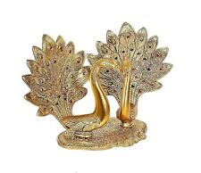 Metal Couple Swan Duck Showpiece Statue for Home Decor  (Pack of 2) picture