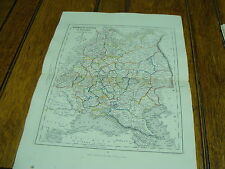 1850's appletons modern atlas engraved by J. Archer--RUSSIA IN EUROPE &  POLAND picture