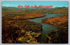Loon Lake NY New York Postcard Loon Lake Shore Line Clear Water Near Chestertown picture