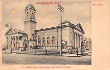 Hold-To-Light Postcard St. John's Methodist Church in St. Louis, Missouri~115752 picture