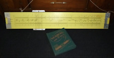 Vtg 50s Giant Pickett N902-ES Slide Rule Teaching Aid Yellow Wood 48