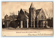 1907 Richmond Avenue M.E. Church Buffalo New York NY Antique Postcard picture