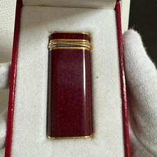 Working Cartier Gas Lighter Red marble with box picture
