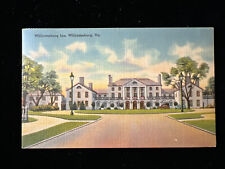 Vintage Colonial Williamsburg Inn Linen Postcard c1951 Willamsburg VA Posted picture