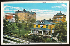 Vintage Postcard 1924 The Milwaukee Hospital  Milwaukee Wisconsin (WI) picture