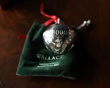 WALLACE 2009 Annual Sleigh Bell Christmas Ornament Silver Plated Limited 39th Ed picture