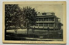 1920 NY Postcard New Rochelle New York Fort Slocum End View of Hospital military picture